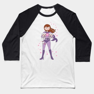 Supermom twins - brown hair Baseball T-Shirt